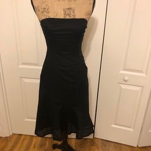 BCBG Black Strapless Dress